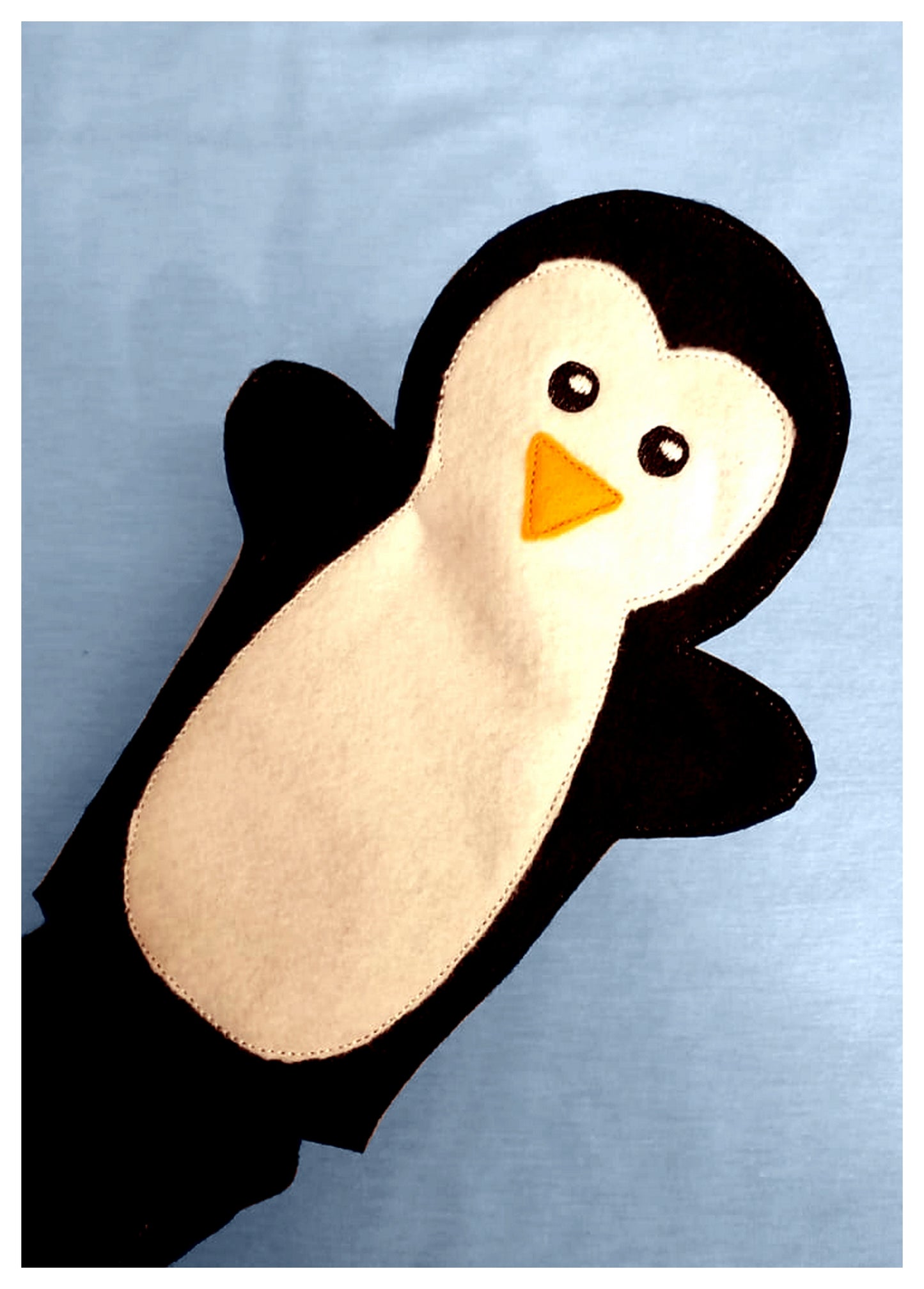 Penguin Puppet - ITH Project - Machine Embroidery Design