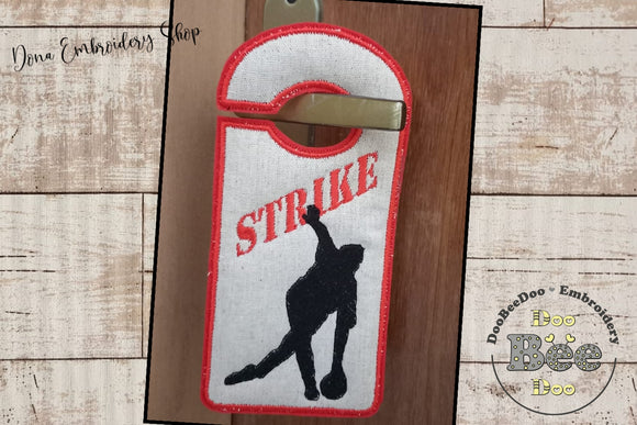 Strike Door Hanger - Applique