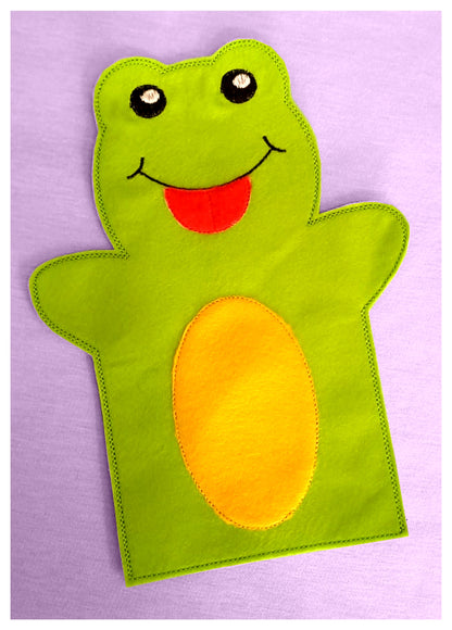 Frog Puppet - ITH Project - Machine Embroidery Design