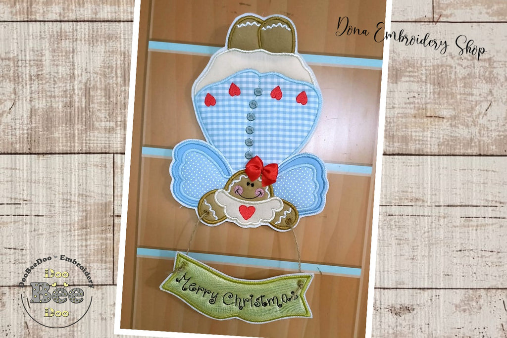 Angel Gingerbread - ITH Project - Machine Embroidery Design