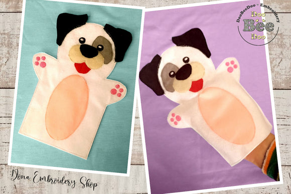 Dog Puppet - ITH Project - Machine Embroidery Design