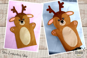 Deer Puppet - ITH Project - Machine Embroidery Design