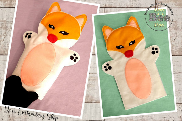 Fox Puppet - ITH Project - Machine Embroidery Design