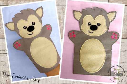 Wolf Puppet - ITH Project - Machine Embroidery Design
