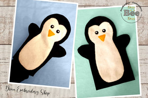 Penguin Puppet - ITH Project - Machine Embroidery Design