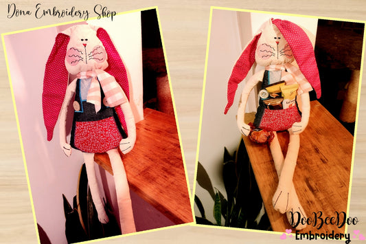 Big Bunny with pocket - ITH Project - Machine Embroidery Design