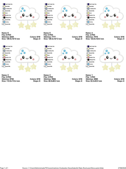 It's a boy - 7 designs 6 Sizes - Machine Embroidery Designs