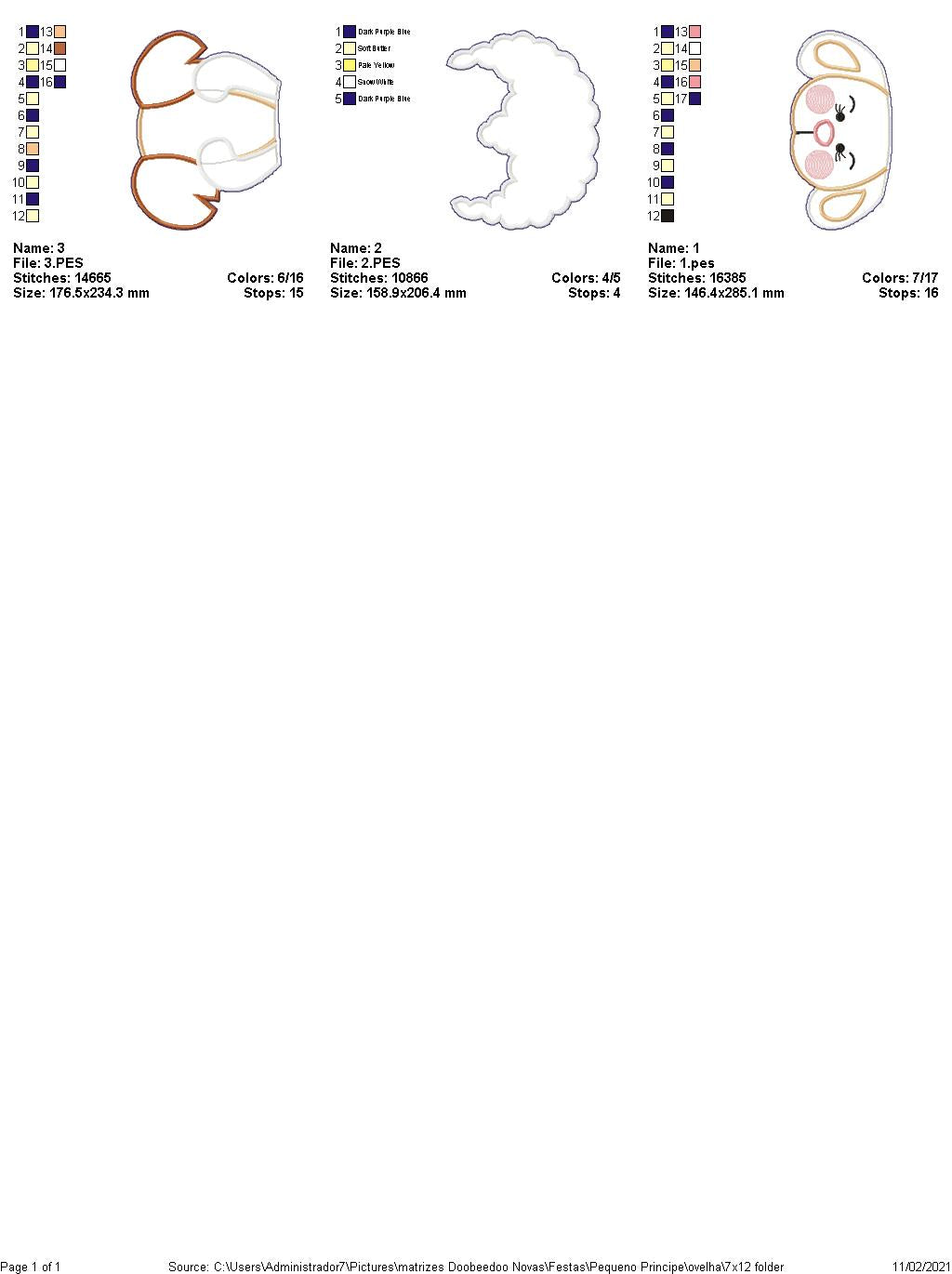 Cute Easter Sheep Vase Ornament - ITH Project - Machine Embroidery Design