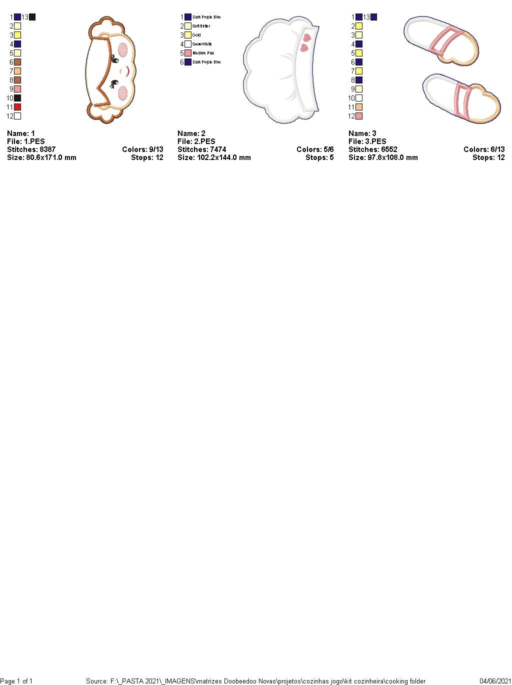 Chef Girl Dish Cloth Hanger - ITH Project - Machine Embroidery Design