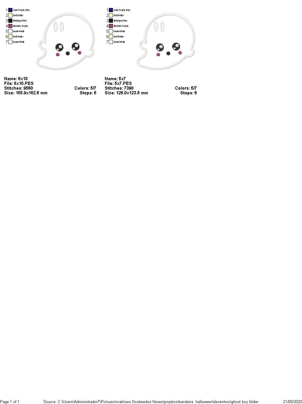 Halloween Banner with 7 Ornaments - ITH Project - Machine Embroidery Design