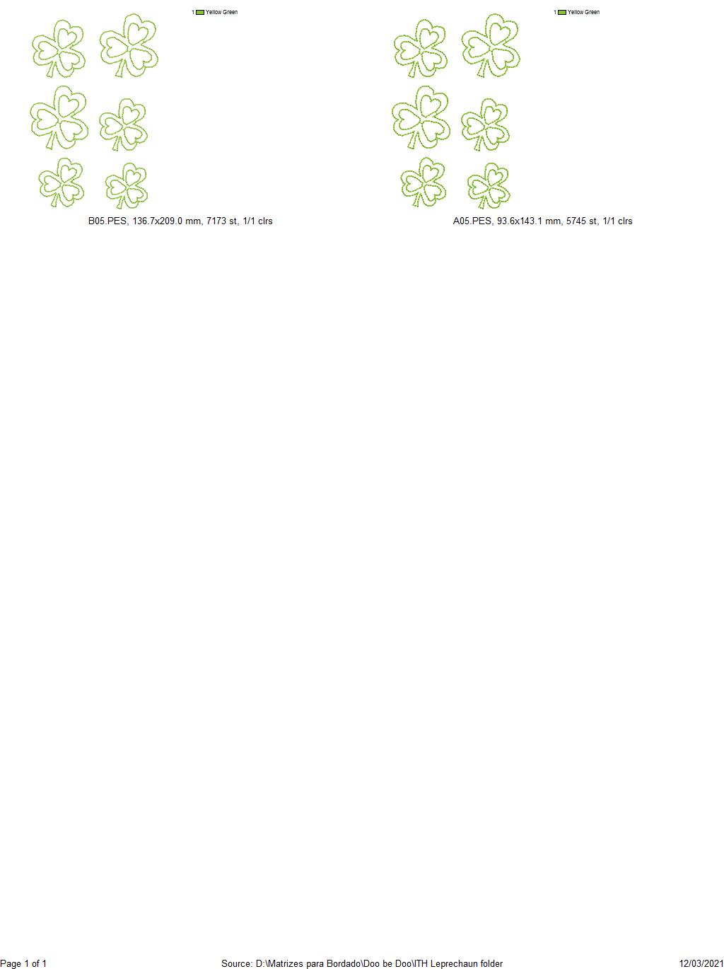 Leprechaun Legs Ornament - ITH Project - Machine Embroidery Design