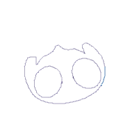 Panda Bear Girl - Applique - 4x4 5x7 6x10 7x12