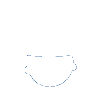 USA Patriotic American Girl Face - Applique