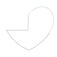 Patriotic Heart 4th of July Independence Day - Applique