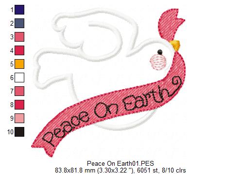 Peace on Earth - Applique