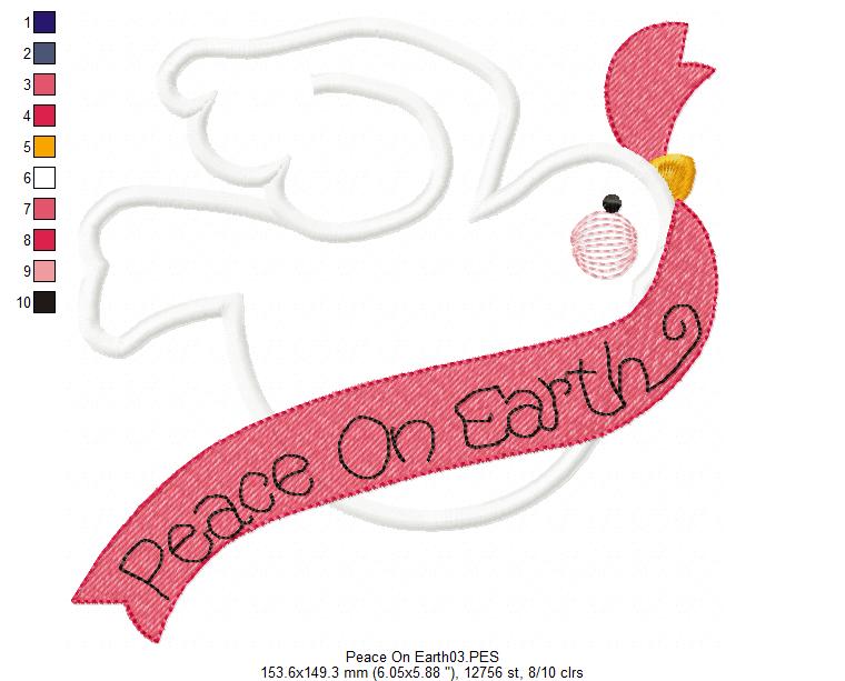 Peace on Earth - Applique