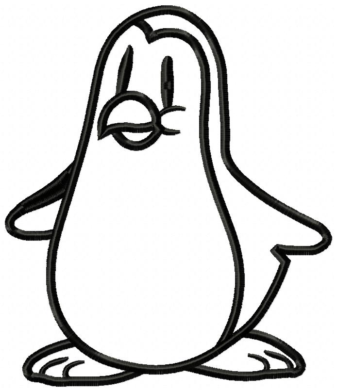 Penguin Collection - Applique - Set of 7 desings