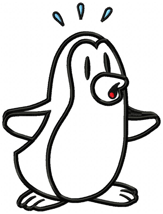 Penguin Collection - Applique - Set of 7 desings