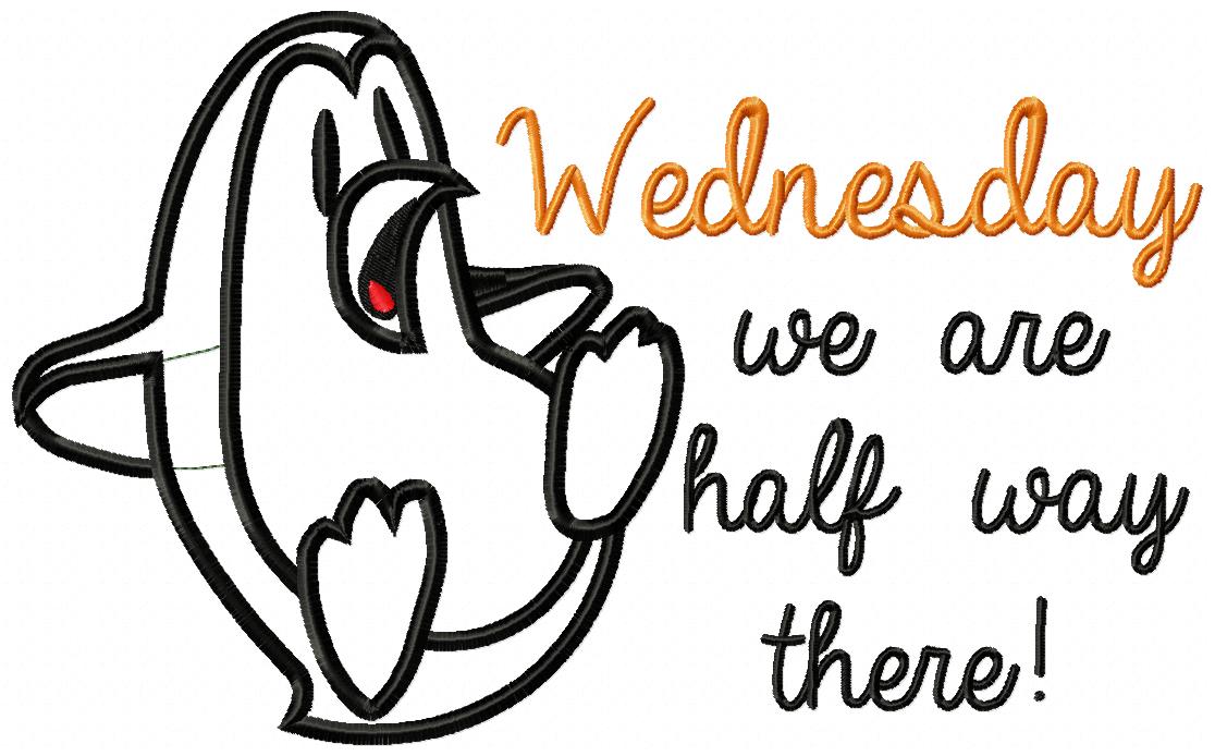 Days of the Week Penguin - Applique