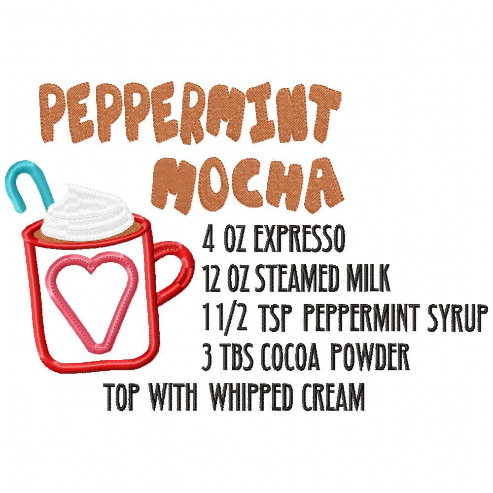 Peppermint Mocha Recipe - Applique