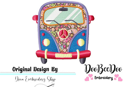 Kombi - Applique - Machine Embroidery Design