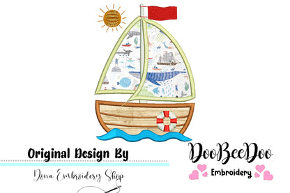 Sailor Boat - Applique