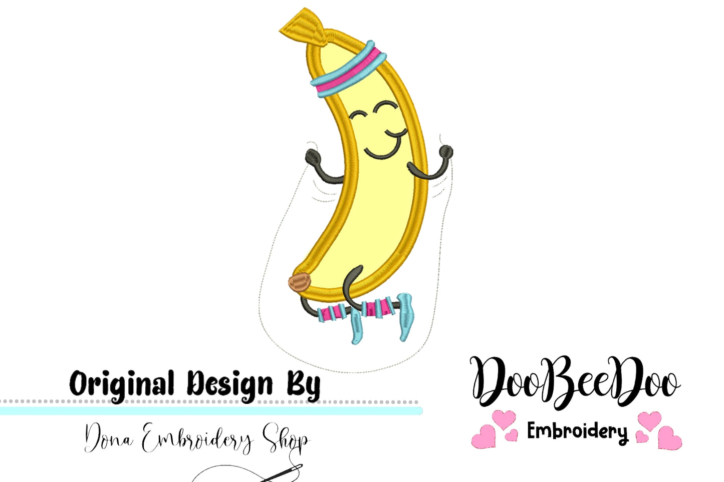 Fitness Banana - Applique