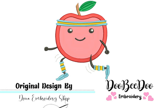 Fitness Apple - Applique