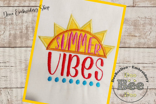 Summer Vibes - Applique