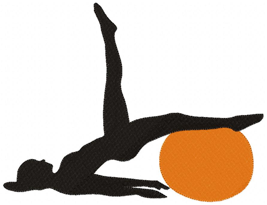 Pilates and Ball - Fill Stitch