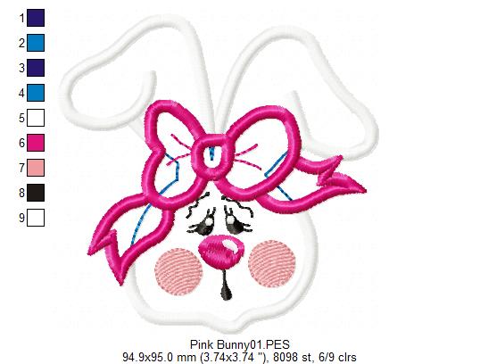 Cute Bunny - Applique