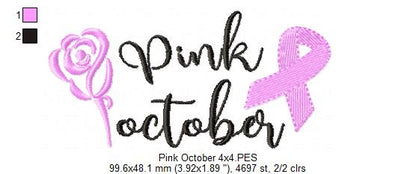 Pink October - Fill Stitch