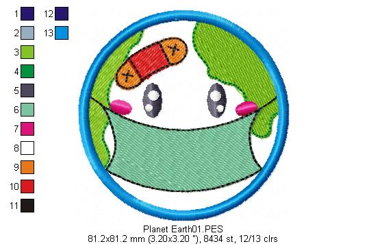 Planet earth - Applique