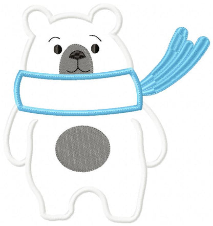 Polar Bear Boy - Applique