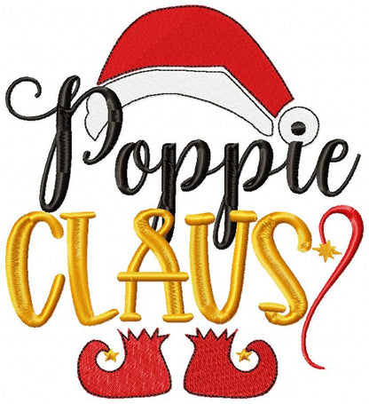 Nonnie and Poppie Claus - Fill Stitch - Set os 2 designs