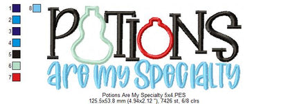 Potions Are My Specialty - Applique