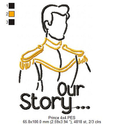 Our History ... is my Favorite - Set of 2 designs - Fill Stitch