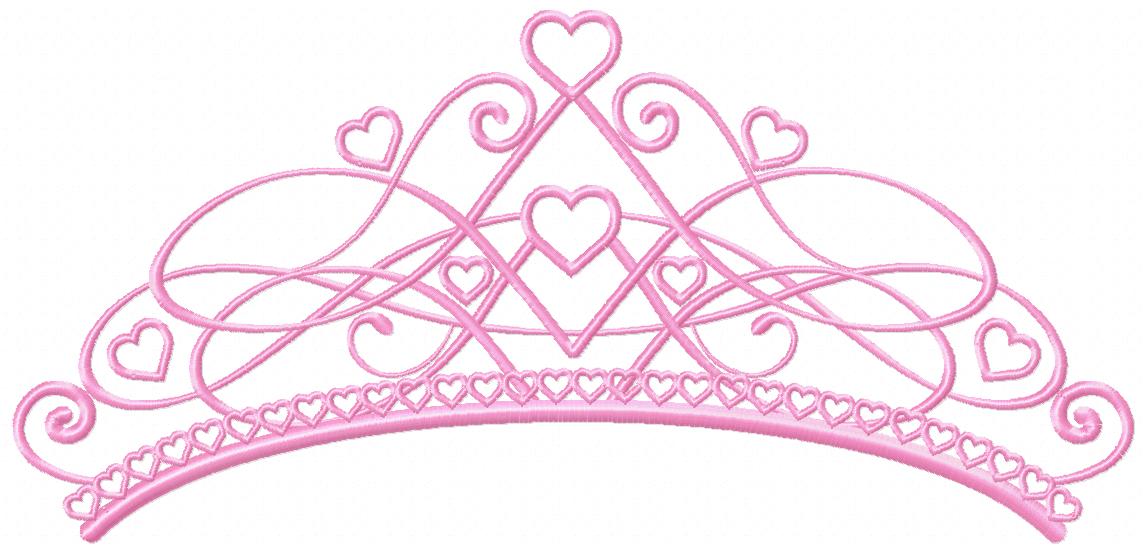 Princess Tiara - Fill Stitch