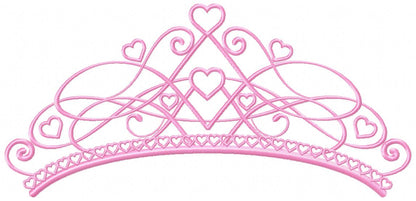 Princess Tiara - Fill Stitch