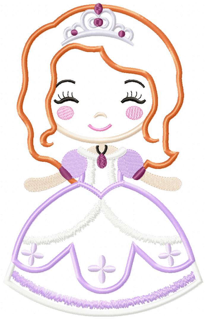 Cute Princess Collection - Applique - Set of 20 designs