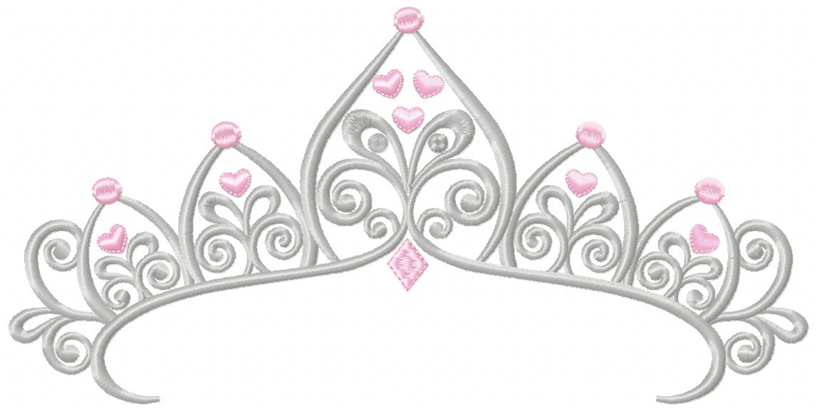 Princess Tiara - Fill Stitch