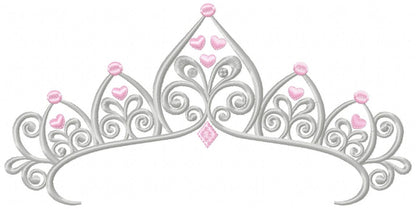 Princess Tiara - Fill Stitch