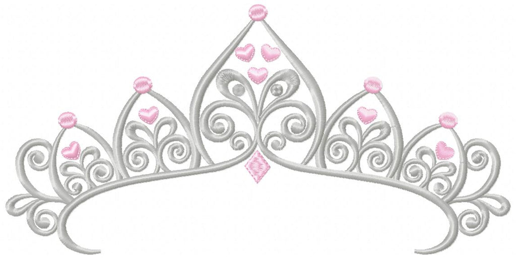 Princess Tiara - Fill Stitch