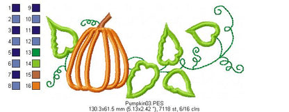 Pumpkin 1 -  Applique