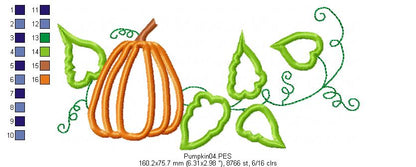 Pumpkin 1 -  Applique