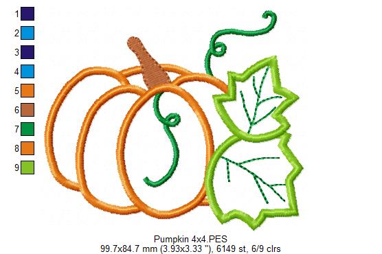 Pumpkin - Applique