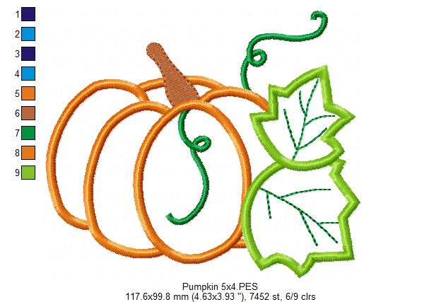 Pumpkin 2 - Applique