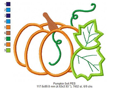 Pumpkin 2 - Applique