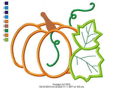 Pumpkin 2 - Applique