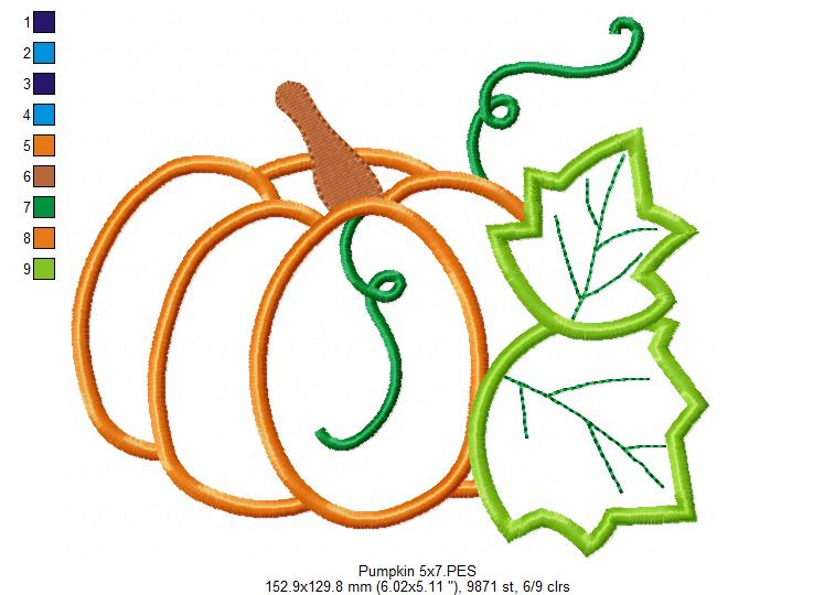 Pumpkin - Applique
